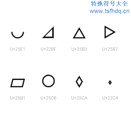 数学圆类型符号