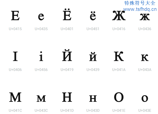白俄罗斯字母表