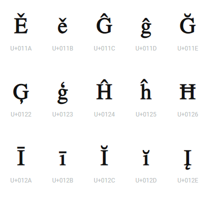拉丁字母符号