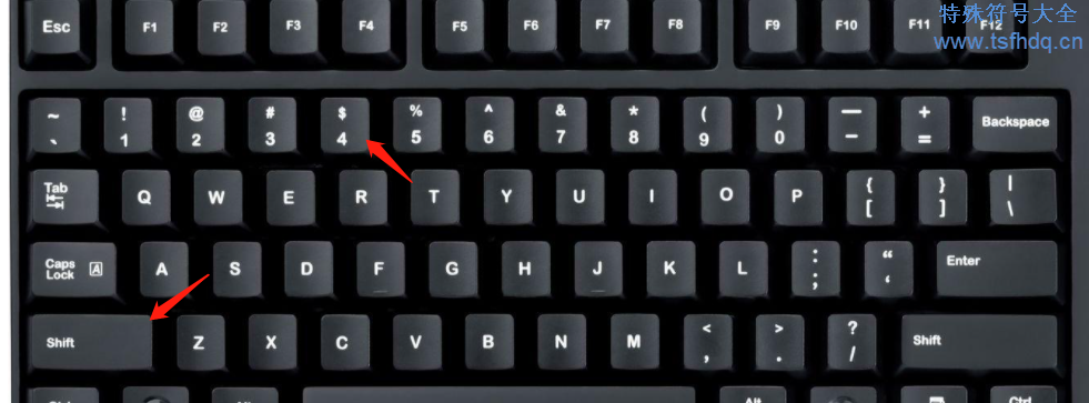 键盘上钱的符号怎么打